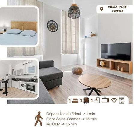 Spacieux T2 Vieux Port Opera มาร์กเซย ภายนอก รูปภาพ